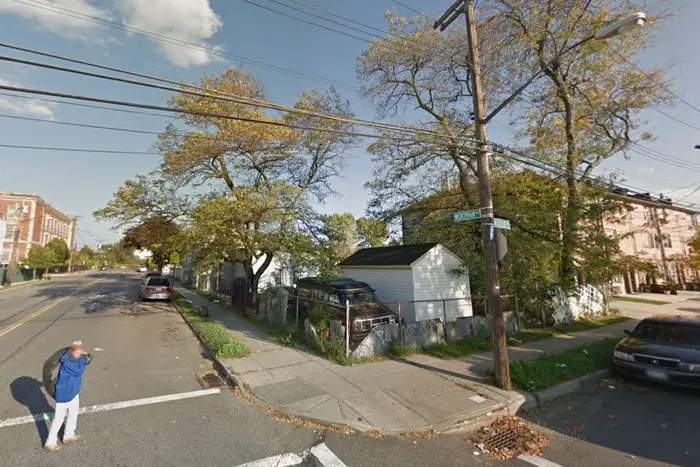The residential intersection in East New York where the girl was fatally struck.
